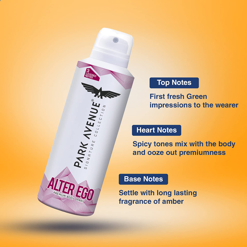 Park Avenue Alter Ego Deo Spray for Men 150ml Hover Image