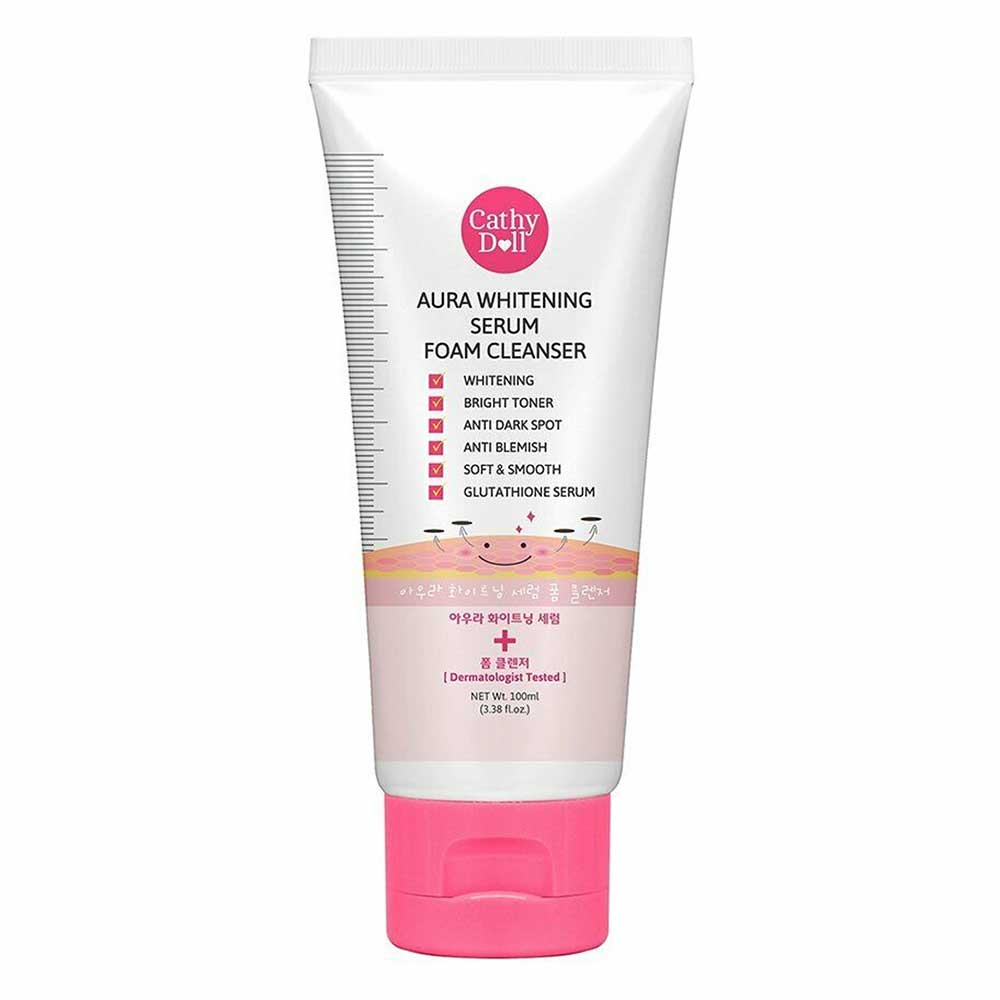 Cathy Doll Aura Whitening Foam Cleanser 100ml Hover Image