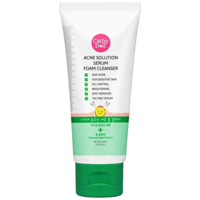 Cathy Doll Acne Solution Foam Cleanser 100ml Hover Image
