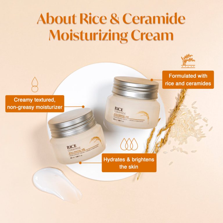 The Face Shop Rice & Ceramide Moisturizing Cream Hover Image