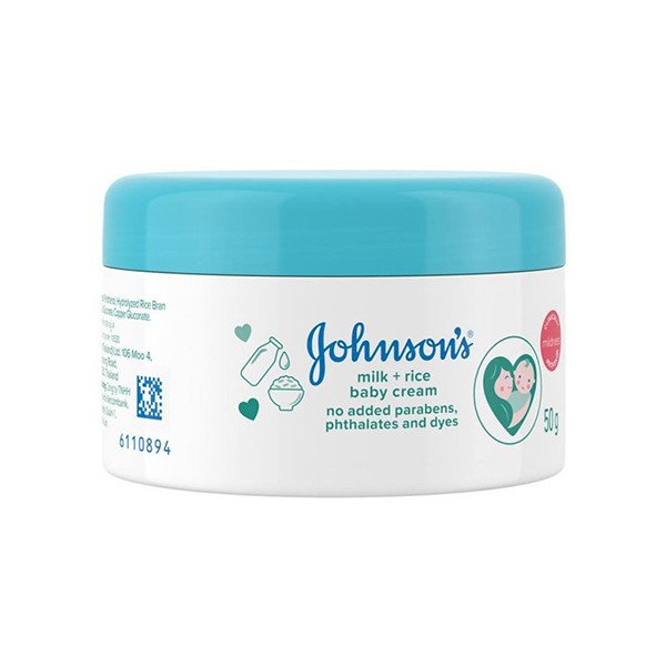 Johnson's Milk + Rice Baby Cream 100g Main Image